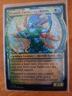 Nicanzil Current Conductor FOIL Magic The Gathering Ixalan SHOWCASE 306 MTG - Image 1