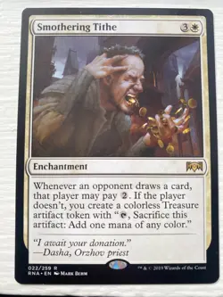 Smothering Tithe Ravnica Allegiance Lightly Played Regular - Image 1