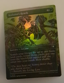 Kodama's Reach Borderless FOIL NM MTG Commander Masters Magic Gathering - Image 1