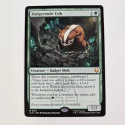 Badgermole Cub MTG Universes Beyond Avatar the Last Airbender TLA #0167 - Image 1