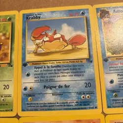 French Pokemon 1st Edition Fossil Set / Base Set Vintage WOTC 15 Card Lot NM-HP - Image 4