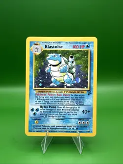 Pokemon TCG Blastoise Base Set 2 Holo Unlimited Rare Card 2 /130 Pack Fresh NM - Image 1