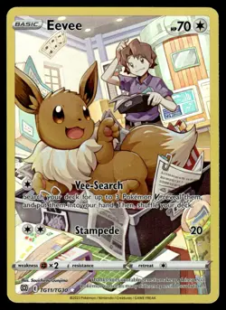 2022 Pokemon Brilliant Stars TG11/TG30 Eevee Near Mint - Image 1