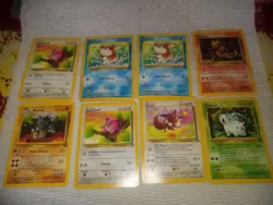 Vintage Pokemon Card Lot Of 49 Base Set 1 & 2 Jungle Fossil Misc Cards Doubles - Image 1