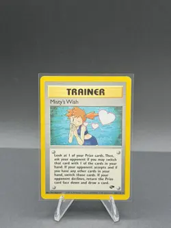 Pokemon TCG- 2000 Misty’s Wish 108/132 Gym Challenge HP - Image 1