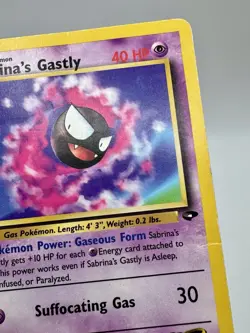 Pokemon TCG Sabrina's Gastly 97/132 Gym Challenge Regular - MP - Image 4
