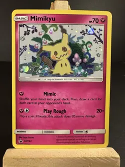 Mimikyu SM163 Sm Holo Pokemon LP See Pics - Image 1