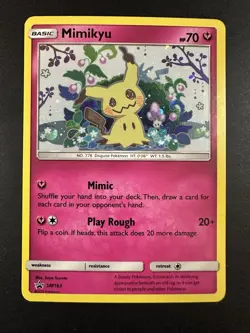 Mimikyu SM163 Sm Holo Pokemon LP See Pics - Image 5