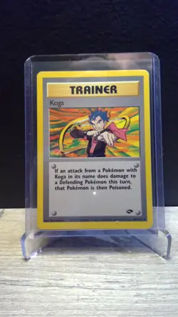 Pokemon TCG Koga Trainer - Gym Challenge 106/132 WotC Vintage LP - Image 3