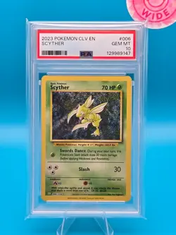 PSA 10 - 2023 POKEMON, CLASSIC VENUSAUR & LUGIA ex DECK 006 SCYTHER - Image 1
