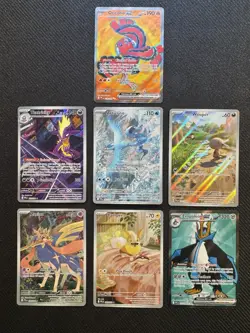 Pokemon Cards Lot Of 7 - 5 ILLUSTRATION RARES AND 2 ULTRA RARE ex’s - Image 1