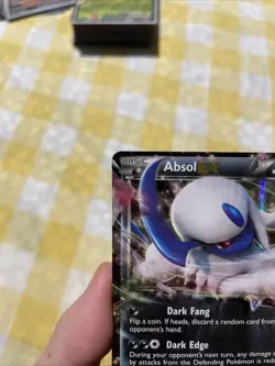 Absol EX XY62 Black Star Promo Holo Pokemon TCG Card Ultra Rare LP - Image 2