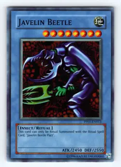 Yugioh Javelin Beetle PP01-EN013 Unlimited Super Rare Holo - NM ?? - Image 1