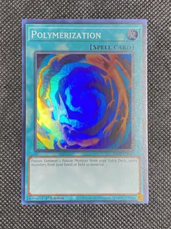 YuGiOh! - Polymerization RA02-EN047 Super Rare 1st Edition Near Mint - Image 1