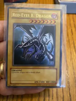 Yugioh: Red-Eyes B. Dragon - SDJ-001 - Ultra Rare - Unlimited - MP - Image 1