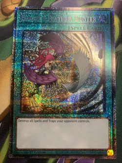 MP25-EN016 Harpie's Feather Duster Alt Art Starlight Rare 1st Edition YuGiOh - Image 1