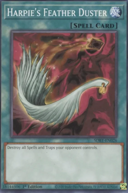1X NM Harpie's Feather Duster - SDBT-EN026 - Common 1st Edition - yugioh - Image 1