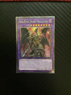 Yu-Gi-Oh! TCG Red-Eyes Dark Dragoon RA02-EN021 Quarter Century Rare NM - Image 1