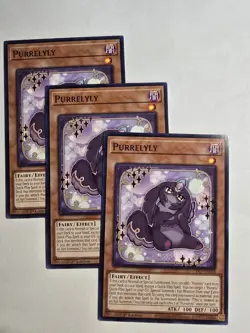 X3 Purrelyly CYAC-EN018 Cyberstorm Access 1st Edition Yu-Gi-Oh Tcg - Image 1