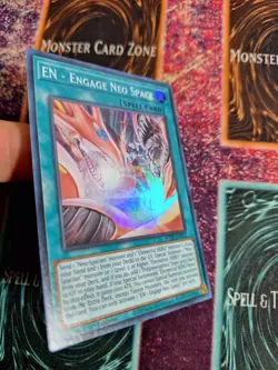 Yu-Gi-Oh! TCG EN - Engage Neo Space POTE-EN051 Super Rare 1st Edition NM - Image 2