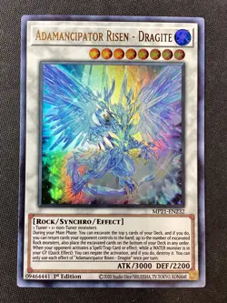 Yu-Gi-Oh TCG #MP21-EN232 Adamancipator Risen - Dragite 1st Edition Ultra Rare NM - Image 1