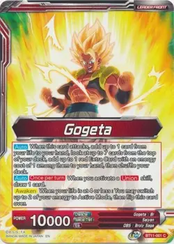 Dragon Ball Super Card BT11-001 C SSB Gogeta, Prophet of Demise Near Mint - Image 2