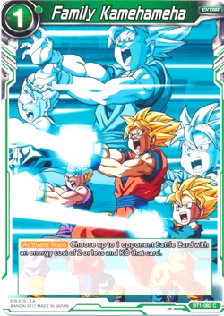 Dragon Ball Super Card BT1-082 C Family Kamehameha Near Mint - Image 1
