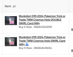 15 Card 2024 Pokemon Trick or Trade TWM Cosmos Holo SWIRL Card Lot NM+ - Image 2