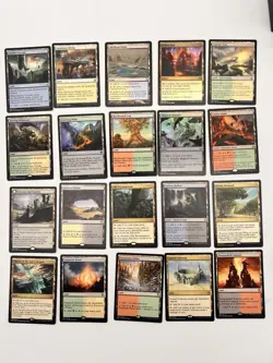 Magic The Gathering Card Lot - 2 Boxes - ~900 Cards Total - Lands & Basics - Image 4
