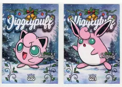 POKEMON - CARDS CHRISTMAS BY PRISMA - JIGGLYPUFF & WIGGLY TUFF * STAR HOLO - Image 1