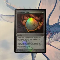 Amulet of Vigor -Foil Near Mint MTG Mystery Booster Retail Edition Foil LP - Image 1