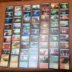 63 NON_BASIC LANDS useful Mana COLLECTION Lot of ALL Different Magic MTG Cards - Image 1