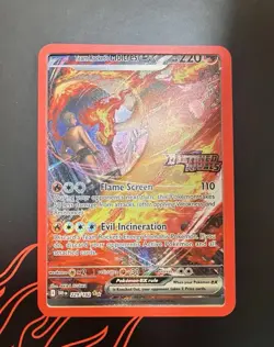 Pokemon TCG Team Rocket’s Moltres UPC 3 Stamped Promo Cards - Image 1