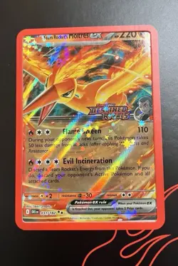 Pokemon TCG Team Rocket’s Moltres UPC 3 Stamped Promo Cards - Image 2