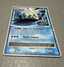 Pokemon Empoleon LV.X 120/130 (2007) TCG Diamond & Pearl Holo Card Rare - Image 3