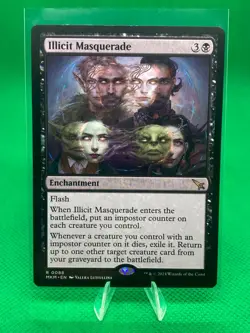 MTG - ILLICIT MASQUERADE - Murders at Karlov Manor (R) - Image 1