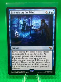 MTG Intrude on the Mind Murders at Karlov Manor 0061 Regular Mythic - Image 1