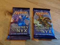 LOT of 2x MTG Journey Into Nyx Magic the Gathering SEALED UNOPENED Boosters ENG - Image 1