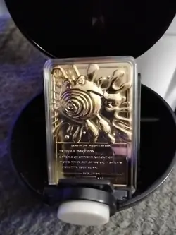 Vintage 1999 Pokemon burger King Poliwhirl 23K Gold-Plated Card With Box And Coa - Image 4
