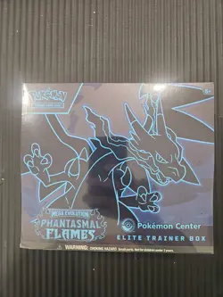 Phantasmal Flames Pokemon Center Elite Trainer Box ETB - Image 1