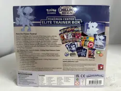 Pokemon TCG Chilling Reign SWSH06 Pokemon Center Elite Trainer Box Ice Rider ETB - Image 2