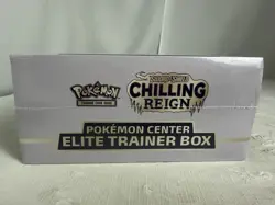 Pokemon TCG Chilling Reign SWSH06 Pokemon Center Elite Trainer Box Ice Rider ETB - Image 5