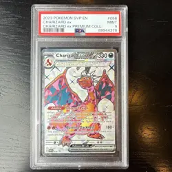 PSA 9 MINT Charizard EX SVP 056 Pokemon Scarlet Violet Full Art Black Star Promo - Image 1