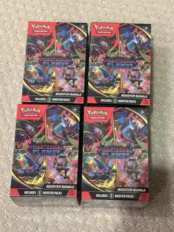 Pokemon TCG Mega Phantasmal Flames Booster Bundle Box Lot of 4 - 24 Packs Total - Image 1