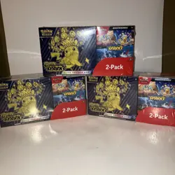 Pokemon Surging Sparks ETB Costco 2 Pack Elite Trainer Box Lot Of 3 New Sealed - Image 1