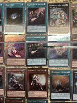 Yu-Gi-Oh Noble Knights of the Round Table Lot - Platinum Rare, Limited, NM - Image 3