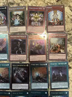 Yu-Gi-Oh Noble Knights of the Round Table Lot - Platinum Rare, Limited, NM - Image 4