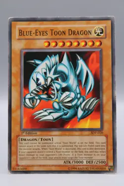 Yu-Gi-Oh! Blue-Eyes Toon Dragon 1st Edition SDP-020 - Image 3