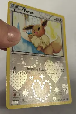 Eevee RC14/RC25 Radiant Collection BW Legendary Treasures Pokemon Card LP - Image 3