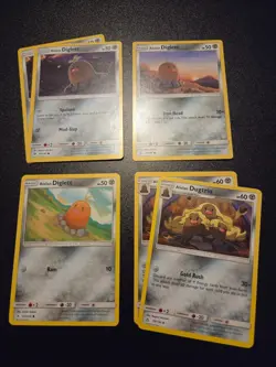 Alolan Diglett (4x) & Alolan Dugtrio (2x) - Pokemon Cards mini-set - Image 1